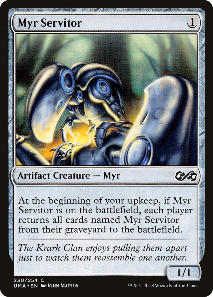 Image for Myr Servitor (230) [Ultimate Masters] - Magic: The Gathering