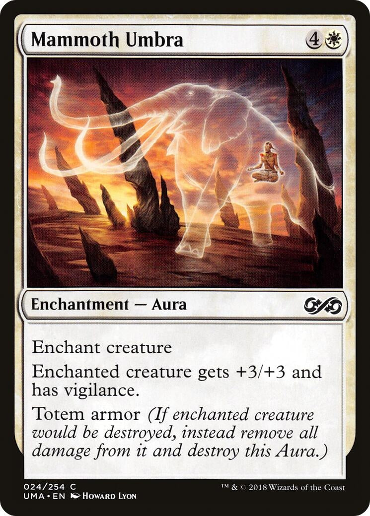 Image for Mammoth Umbra (24) [Ultimate Masters] - Magic: The Gathering