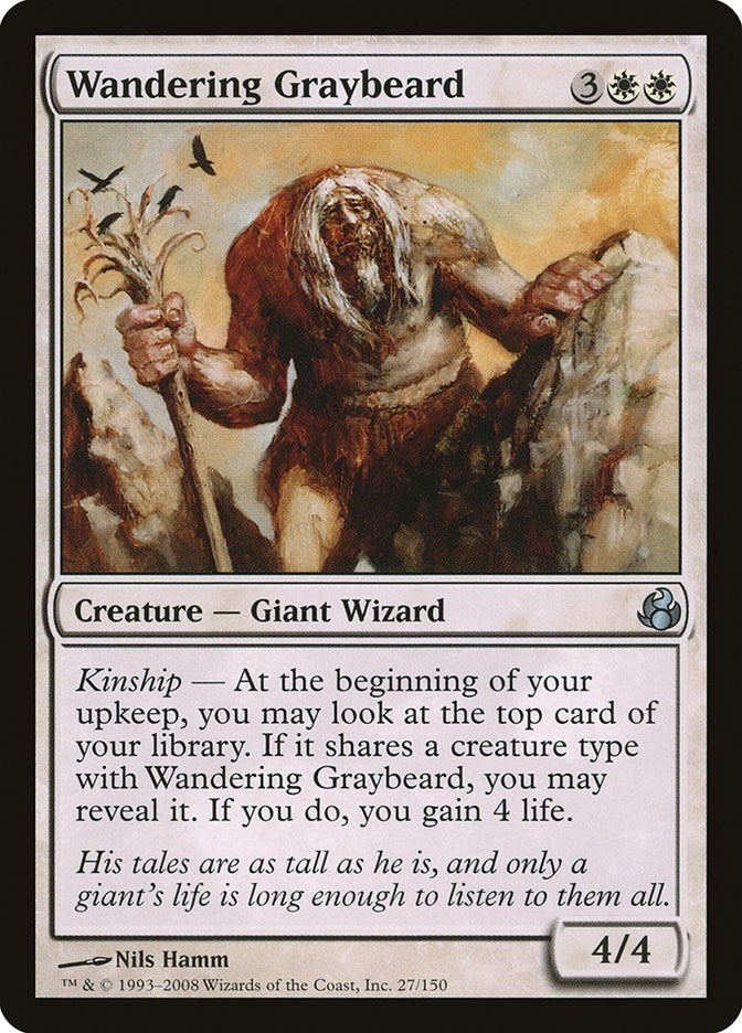Image for Wandering Graybeard (27) [Morningtide] - Magic: The Gathering