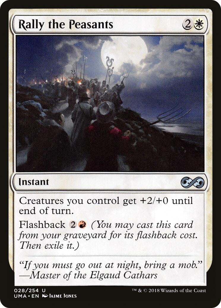 Image for Rally the Peasants (28) [Ultimate Masters] - Magic: The Gathering