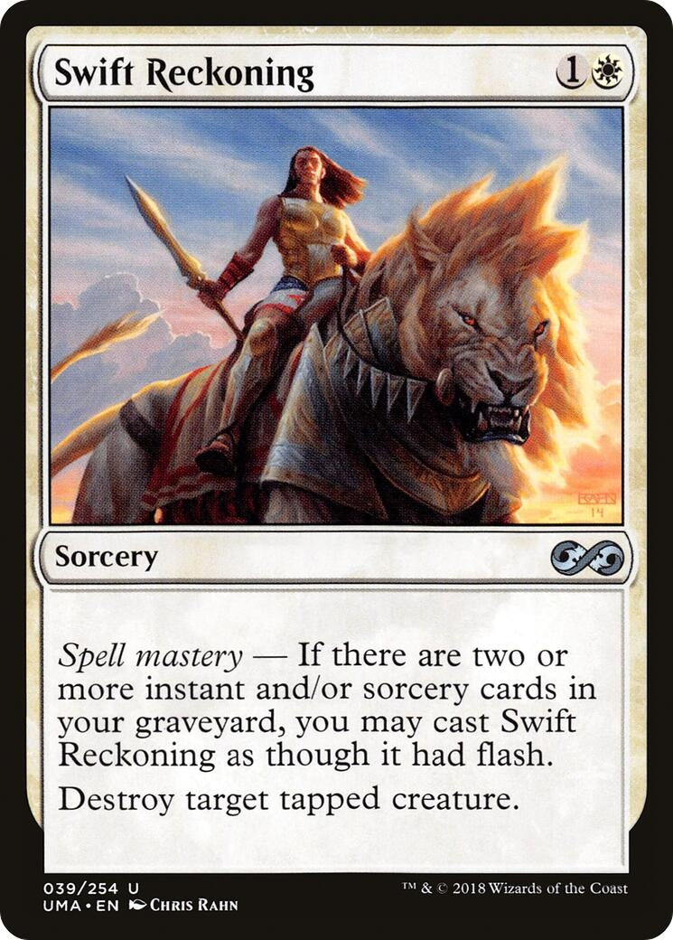 Image for Swift Reckoning (39) [Ultimate Masters] - Magic: The Gathering