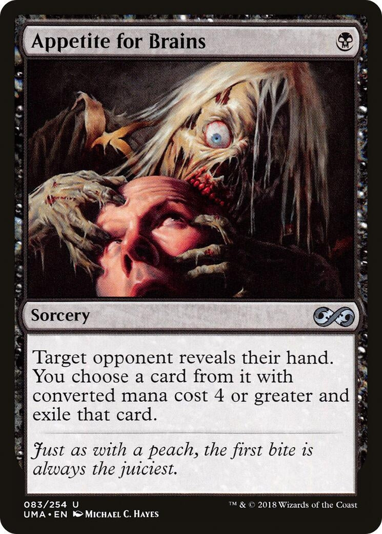 Image for Appetite for Brains (83) [Ultimate Masters] - Magic: The Gathering