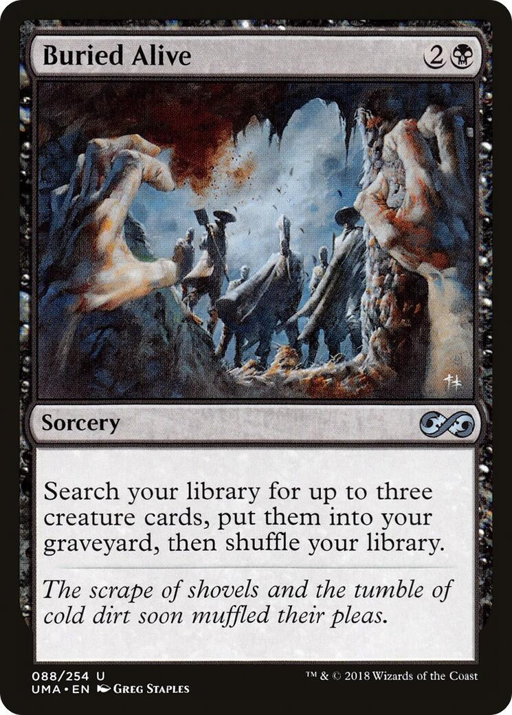 Image for Buried Alive (88) [Ultimate Masters] - Magic: The Gathering