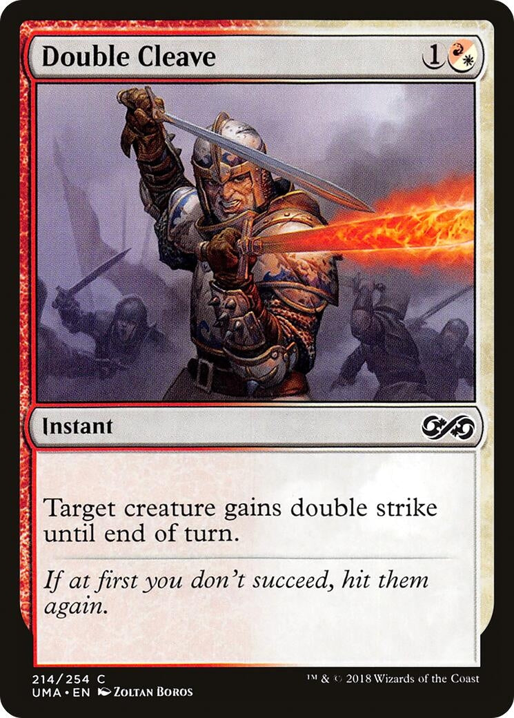 Image for Double Cleave (214) [Ultimate Masters] - Magic: The Gathering