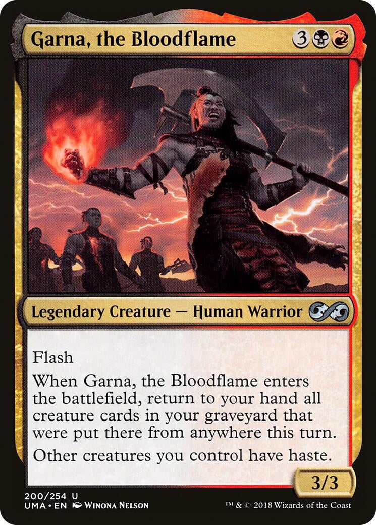 Image for Garna, the Bloodflame (200) [Ultimate Masters] - Magic: The Gathering