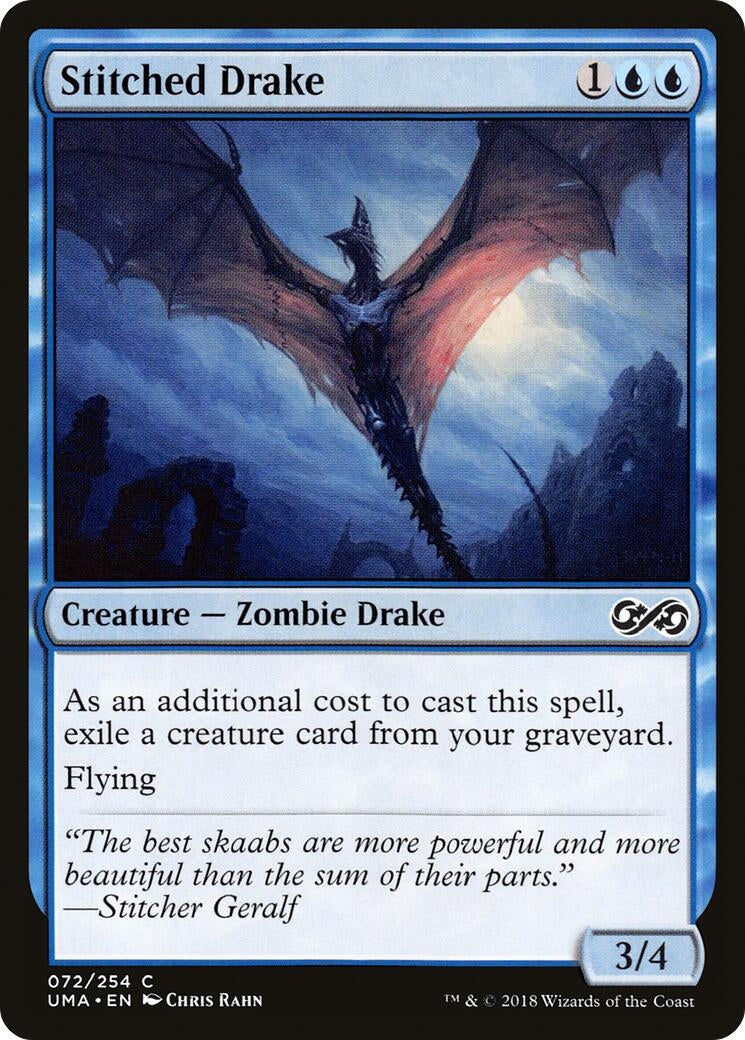Image for Stitched Drake (72) [Ultimate Masters] - Magic: The Gathering
