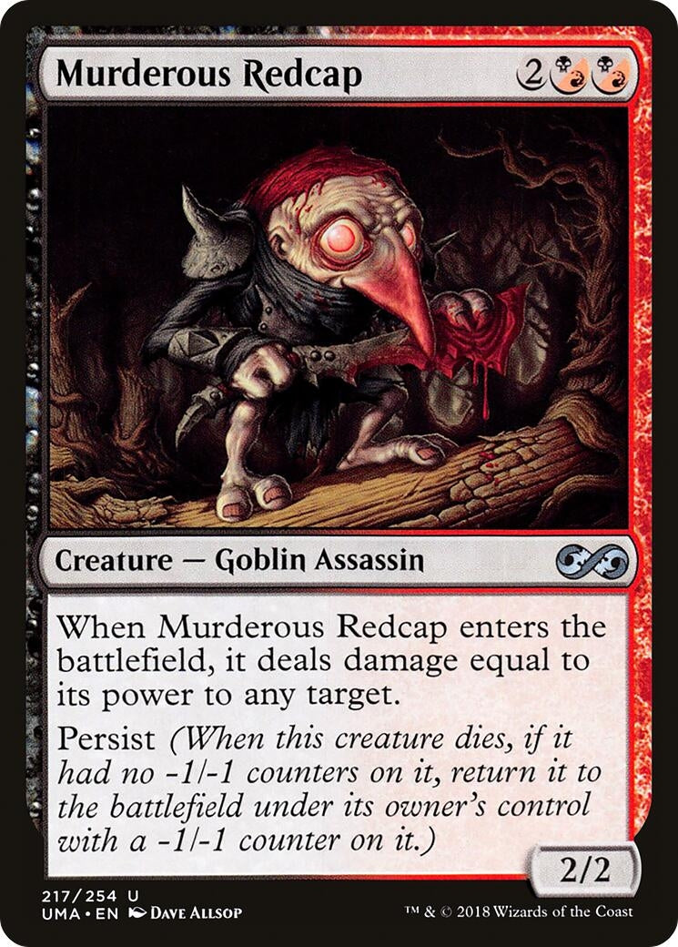Image for Murderous Redcap (217) [Ultimate Masters] - Magic: The Gathering