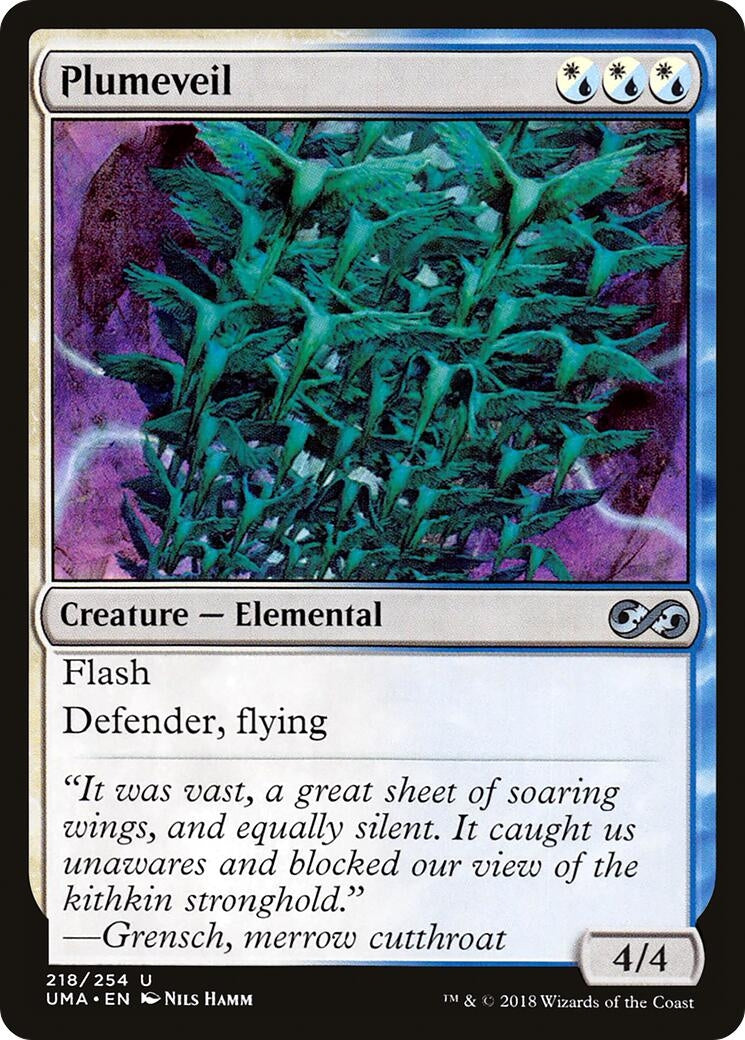Image for Plumeveil (218) [Ultimate Masters] - Magic: The Gathering