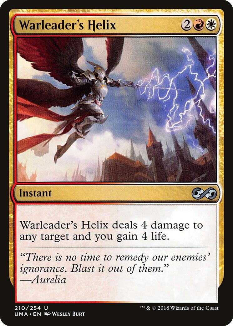Image for Warleader's Helix (210) [Ultimate Masters] - Magic: The Gathering