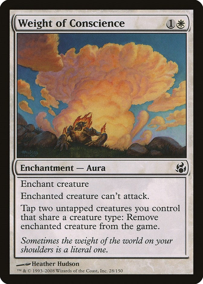 Image for Weight of Conscience (28) [Morningtide] - Magic: The Gathering