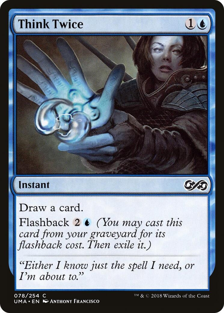 Image for Think Twice (78) [Ultimate Masters] - Magic: The Gathering