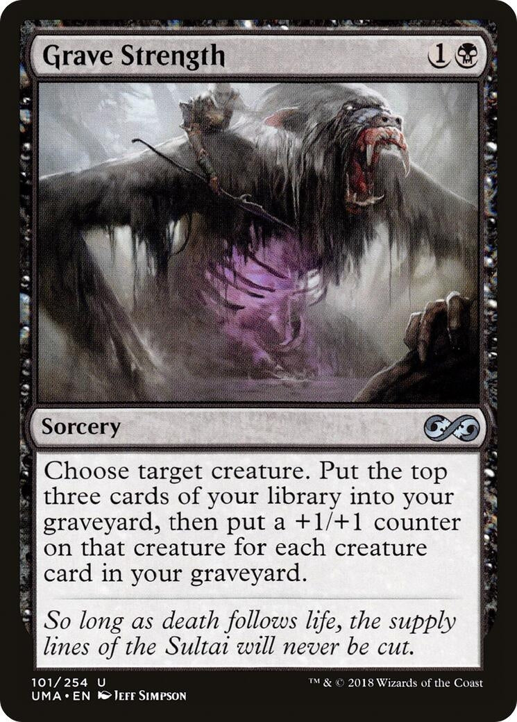 Image for Grave Strength (101) [Ultimate Masters] - Magic: The Gathering