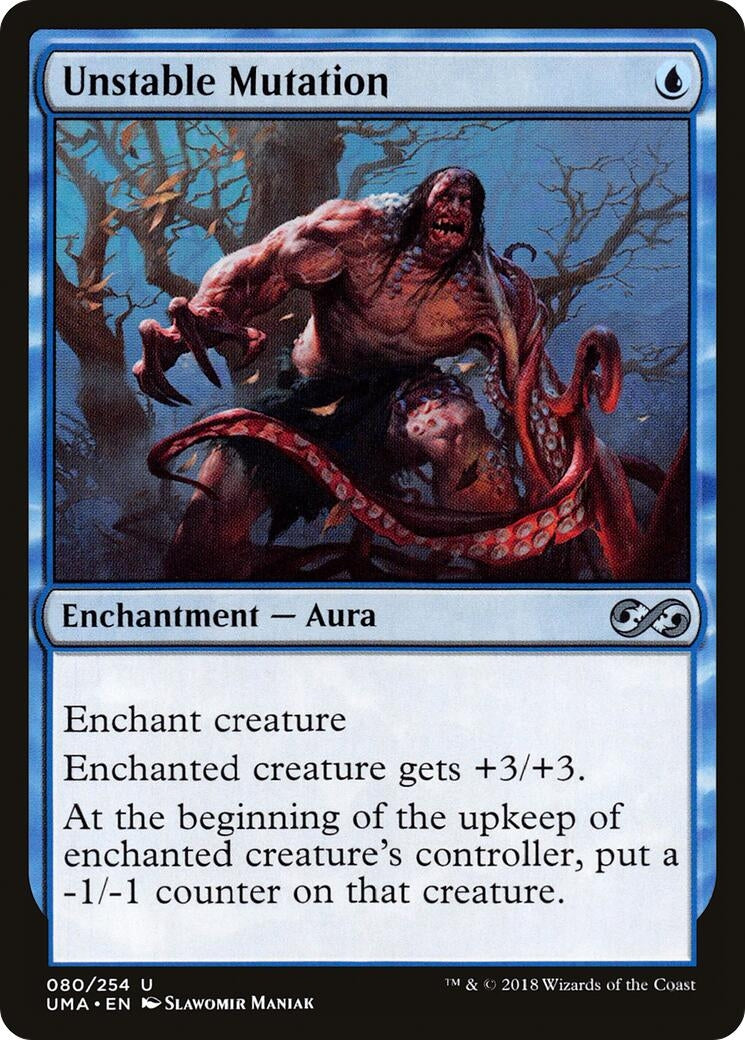Image for Unstable Mutation (80) [Ultimate Masters] - Magic: The Gathering