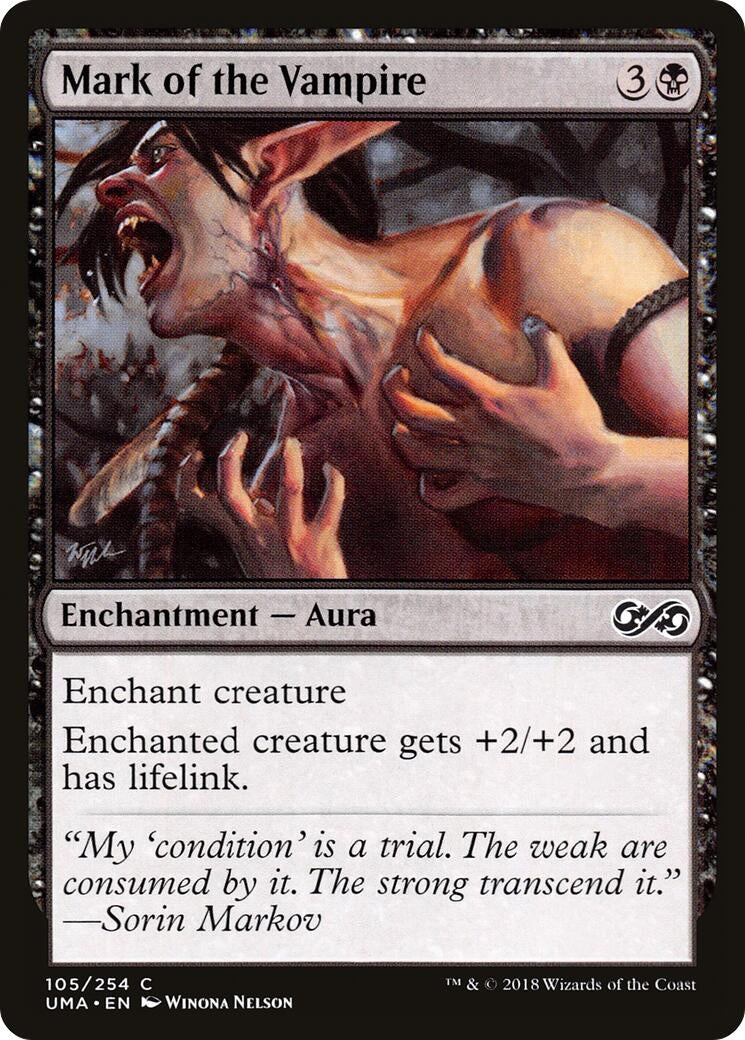 Image for Mark of the Vampire (105) [Ultimate Masters] - Magic: The Gathering