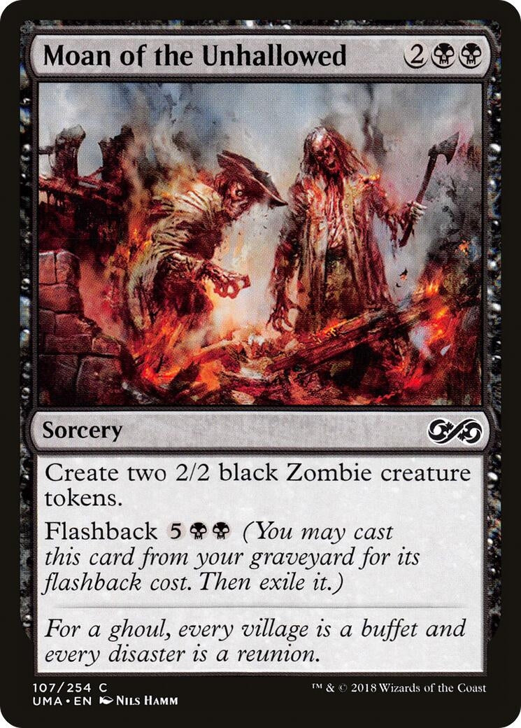 Image for Moan of the Unhallowed (107) [Ultimate Masters] - Magic: The Gathering