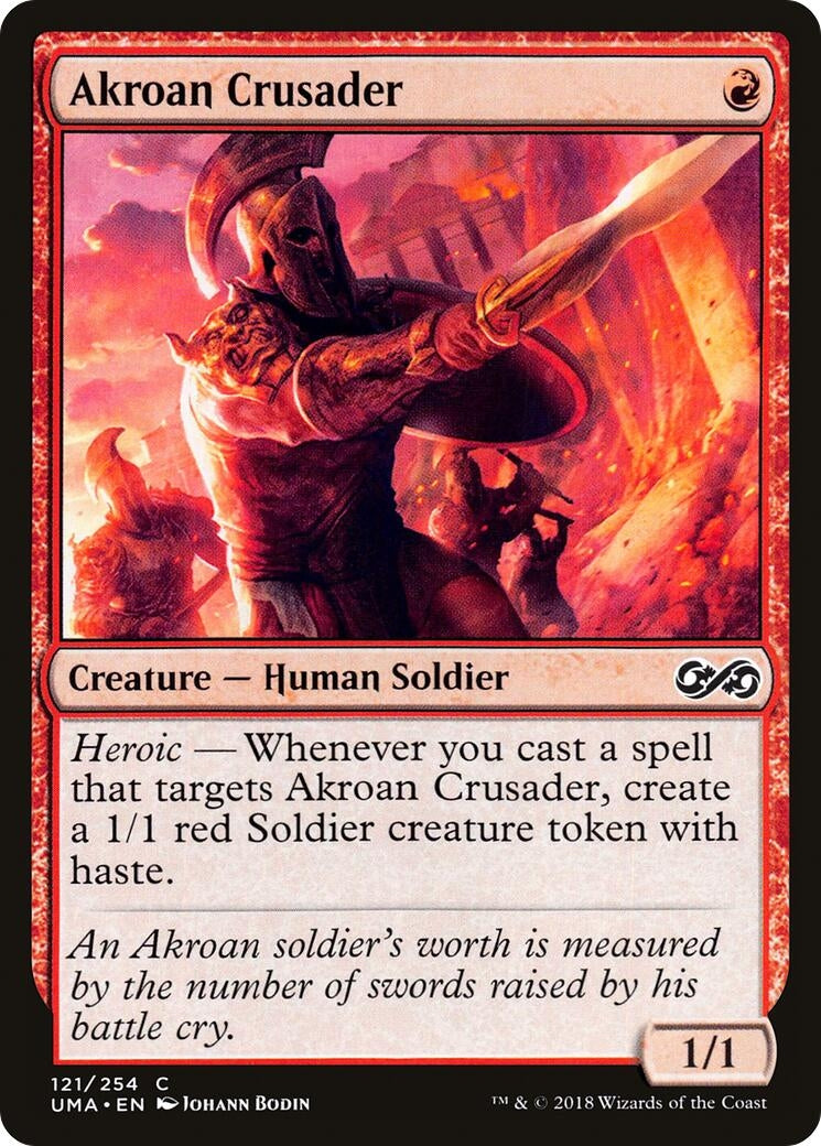 Image for Akroan Crusader (121) [Ultimate Masters] - Magic: The Gathering