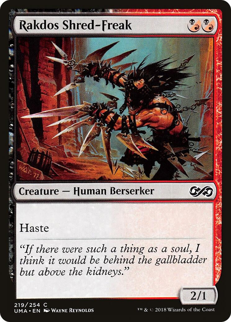 Image for Rakdos Shred-Freak (219) [Ultimate Masters] - Magic: The Gathering
