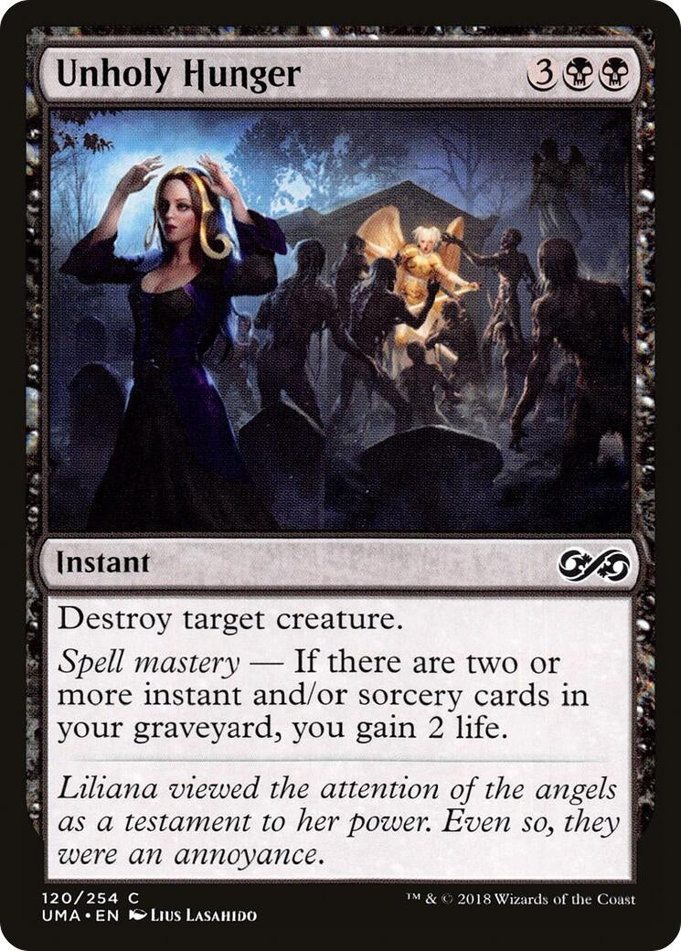 Image for Unholy Hunger (120) [Ultimate Masters] - Magic: The Gathering