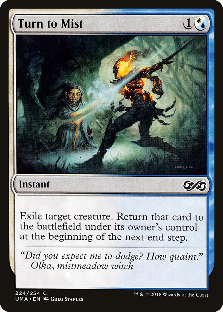 Image for Turn to Mist (224) [Ultimate Masters] - Magic: The Gathering
