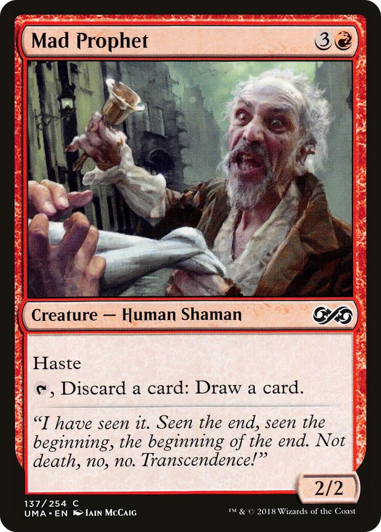 Image for Mad Prophet (137) [Ultimate Masters] - Magic: The Gathering