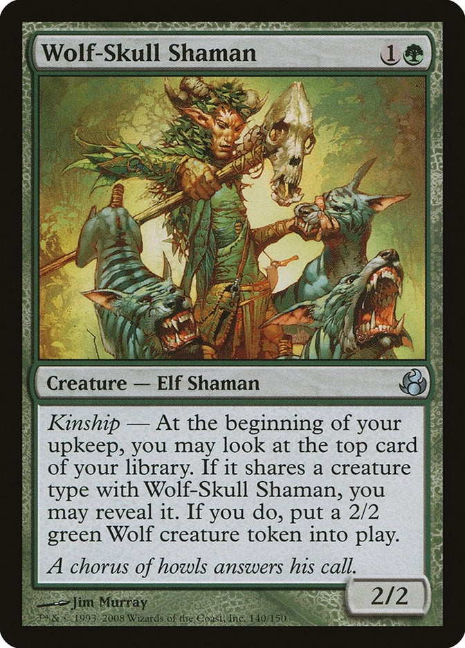 Image for Wolf-Skull Shaman (140) [Morningtide] - Magic: The Gathering