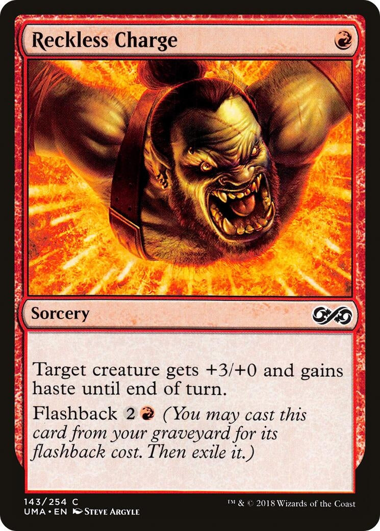 Image for Reckless Charge (143) [Ultimate Masters] - Magic: The Gathering