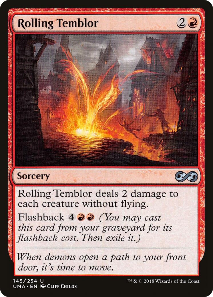 Image for Rolling Temblor (145) [Ultimate Masters] - Magic: The Gathering