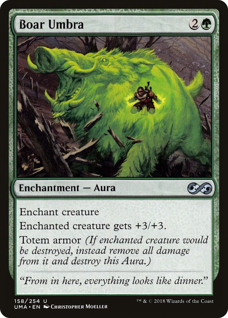 Image for Boar Umbra (158) [Ultimate Masters] - Magic: The Gathering