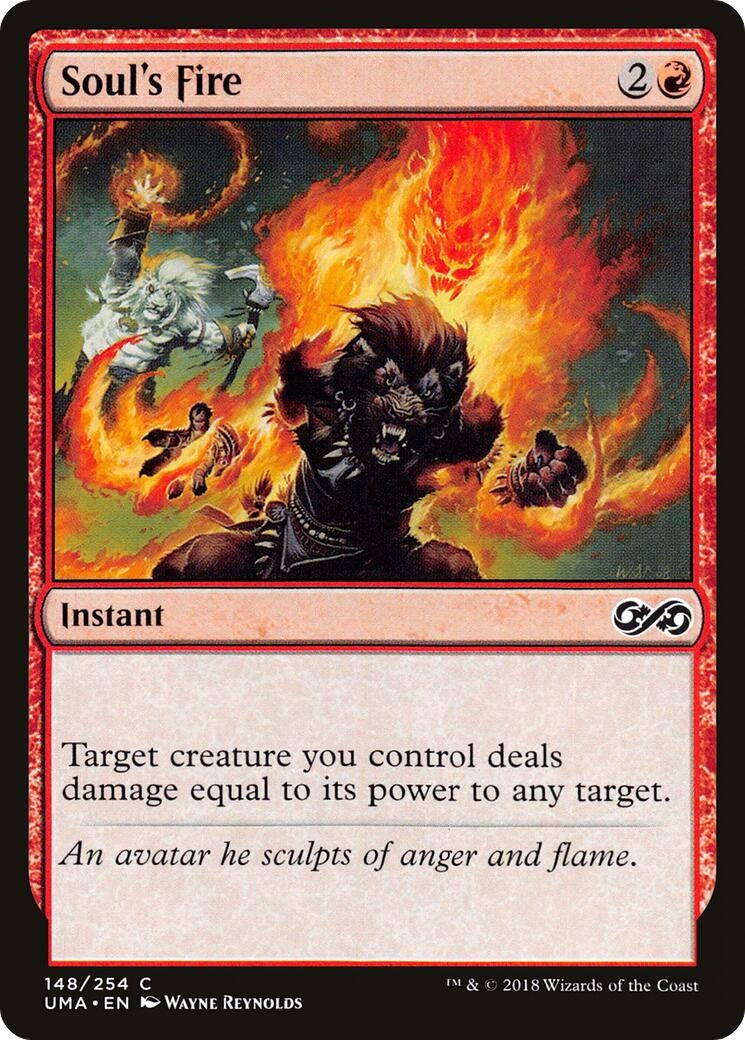 Image for Soul's Fire (148) [Ultimate Masters] - Magic: The Gathering