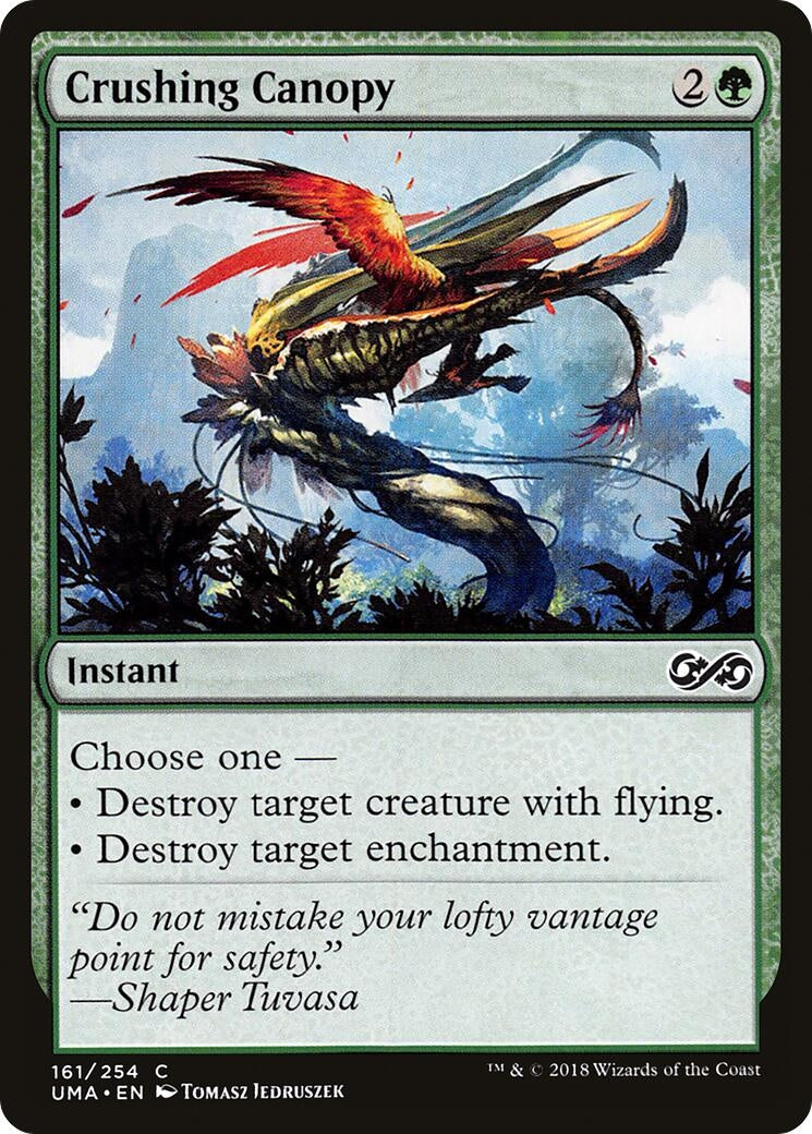 Image for Crushing Canopy (161) [Ultimate Masters] - Magic: The Gathering