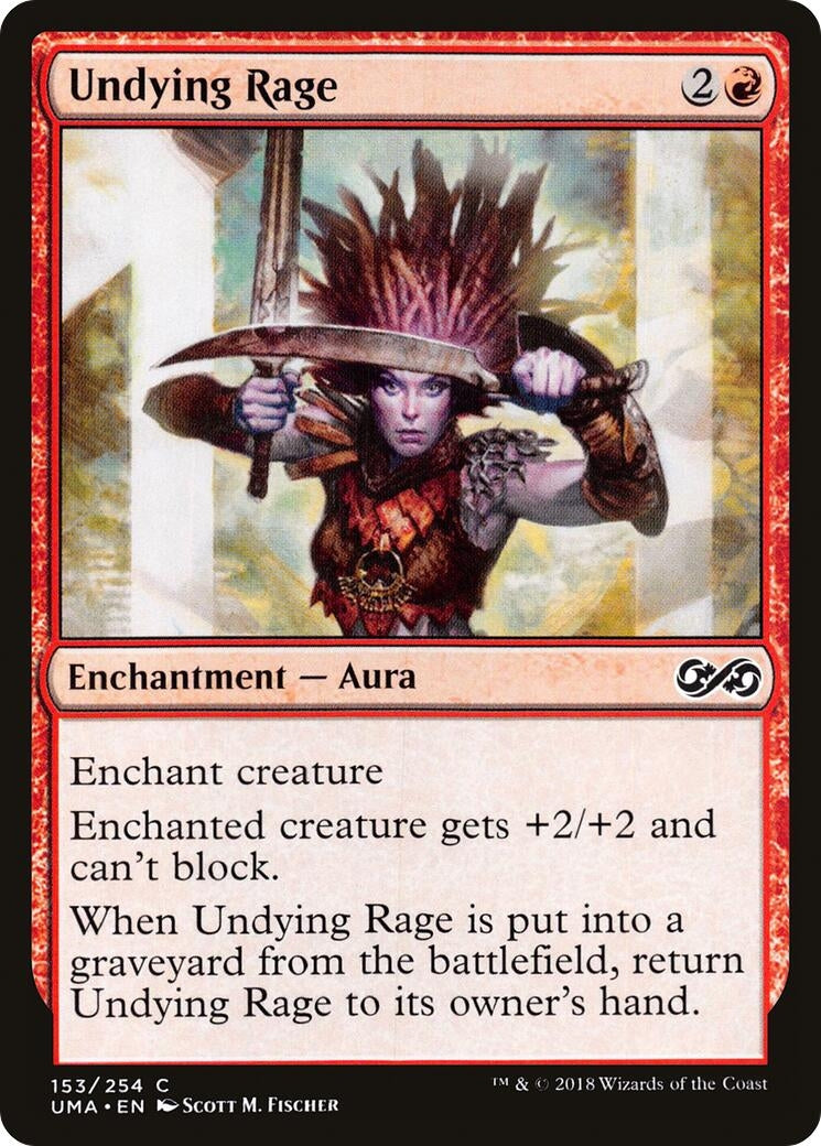 Image for Undying Rage (153) [Ultimate Masters] - Magic: The Gathering