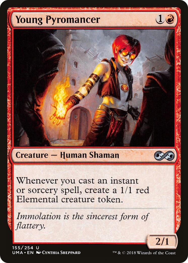 Image for Young Pyromancer (155) [Ultimate Masters] - Magic: The Gathering