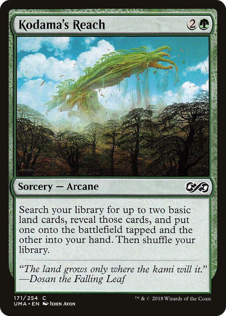 Image for Kodama's Reach (171) [Ultimate Masters] - Magic: The Gathering