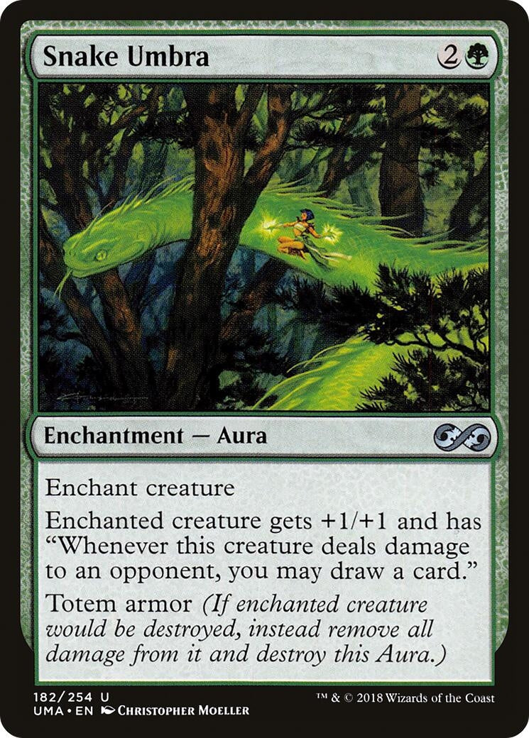 Image for Snake Umbra (182) [Ultimate Masters] - Magic: The Gathering