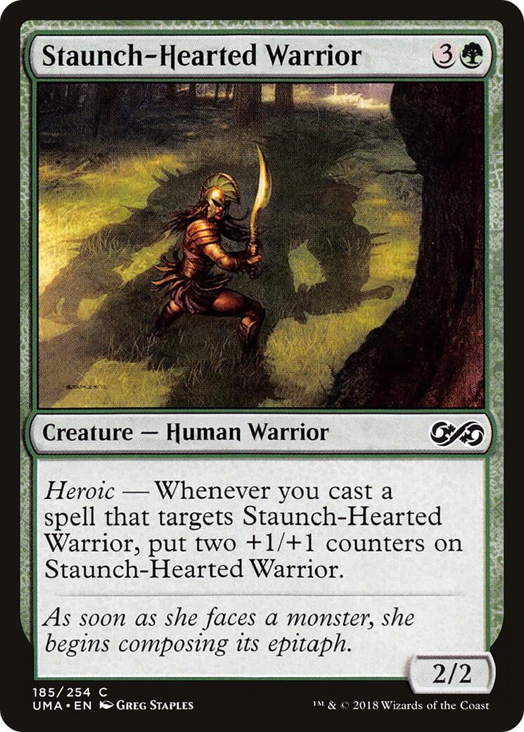 Image for Staunch-Hearted Warrior (185) [Ultimate Masters] - Magic: The Gathering