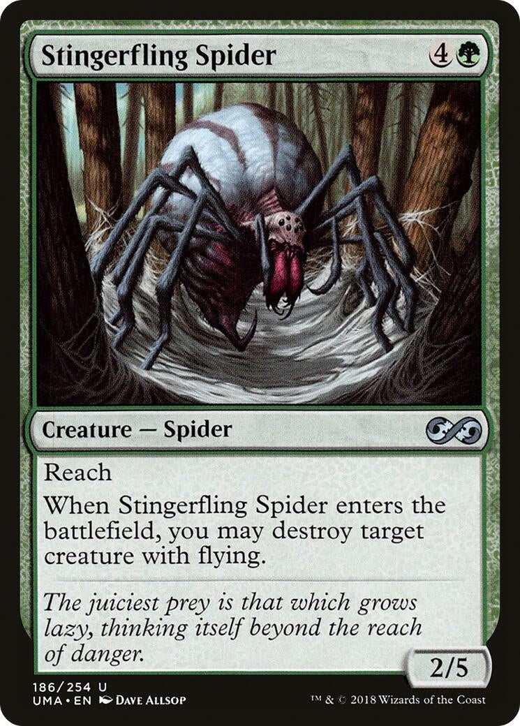 Image for Stingerfling Spider (186) [Ultimate Masters] - Magic: The Gathering