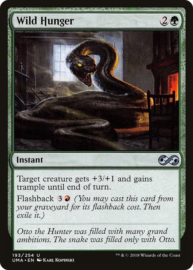 Image for Wild Hunger (193) [Ultimate Masters] - Magic: The Gathering