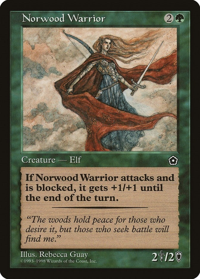 Image for Norwood Warrior [Portal Second Age] - Magic: The Gathering