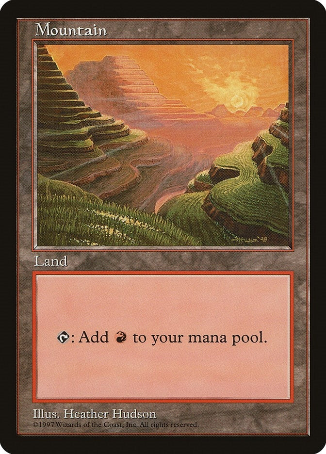 Image for Mountain - Red Pack (Hudson) [APAC Lands] - Magic: The Gathering