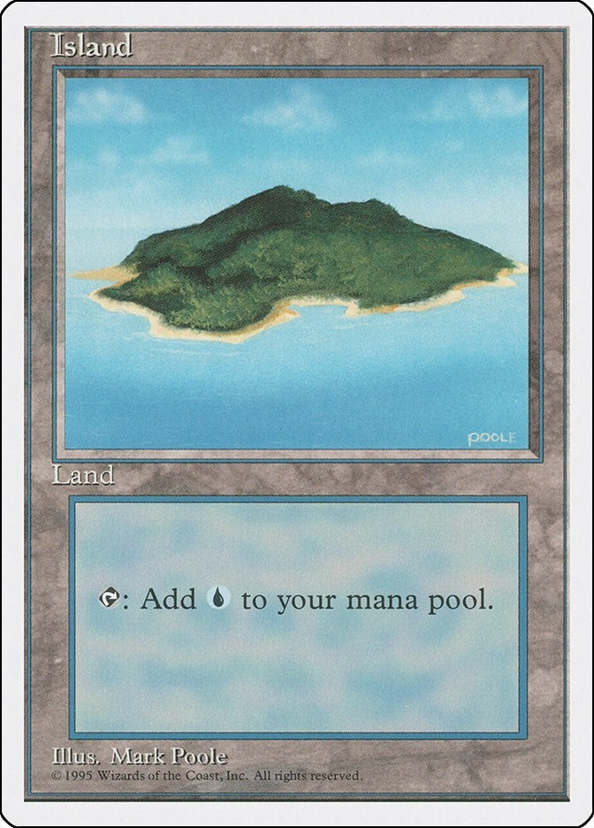 Image for Island (B) (178) [Fourth Edition] - Magic: The Gathering