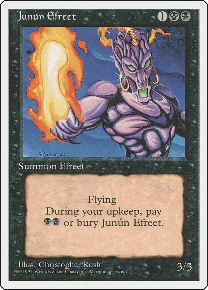 Image for Junun Efreet (27) [Fourth Edition] - Magic: The Gathering