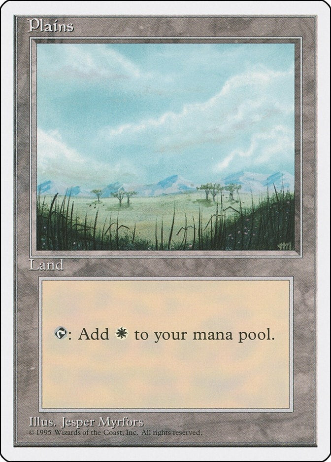 Image for Plains (B) (187) [Fourth Edition] - Magic: The Gathering