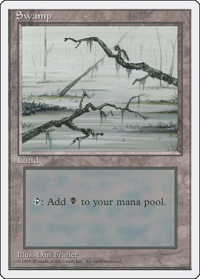 Image for Swamp (C) (191) [Fourth Edition] - Magic: The Gathering