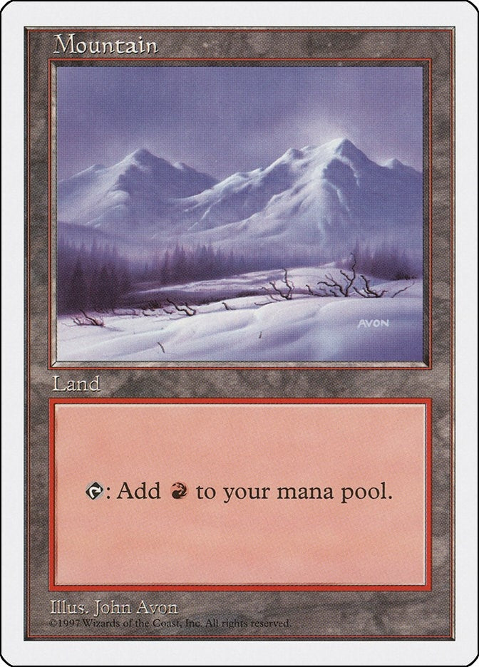 Image for Mountain (442) (442) [Fifth Edition] - Magic: The Gathering