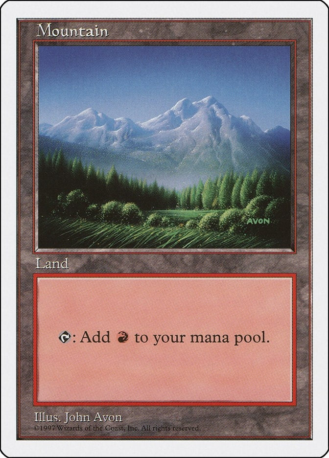 Image for Mountain (443) (443) [Fifth Edition] - Magic: The Gathering