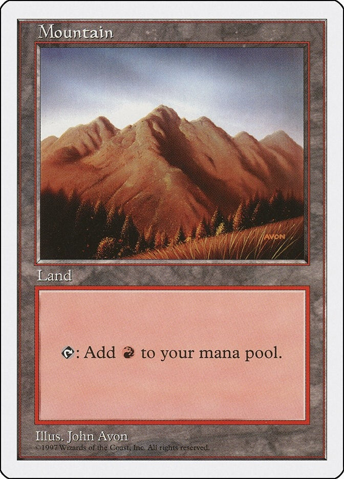 Image for Mountain (444) (444) [Fifth Edition] - Magic: The Gathering