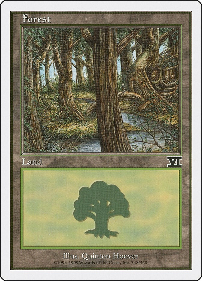 Image for Forest (348) (348) [Classic Sixth Edition] - Magic: The Gathering