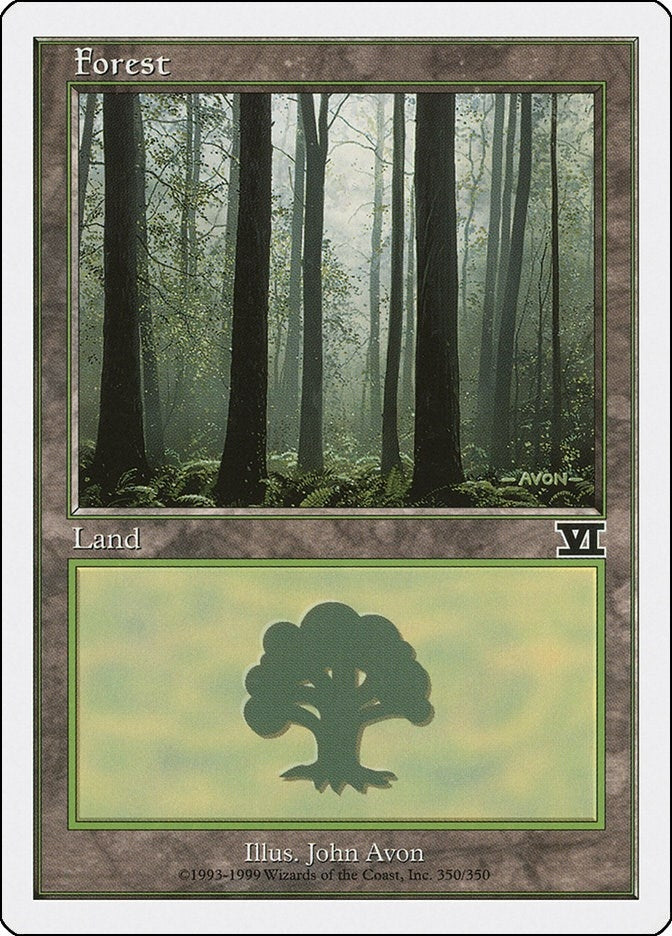 Image for Forest (350) (350) [Classic Sixth Edition] - Magic: The Gathering