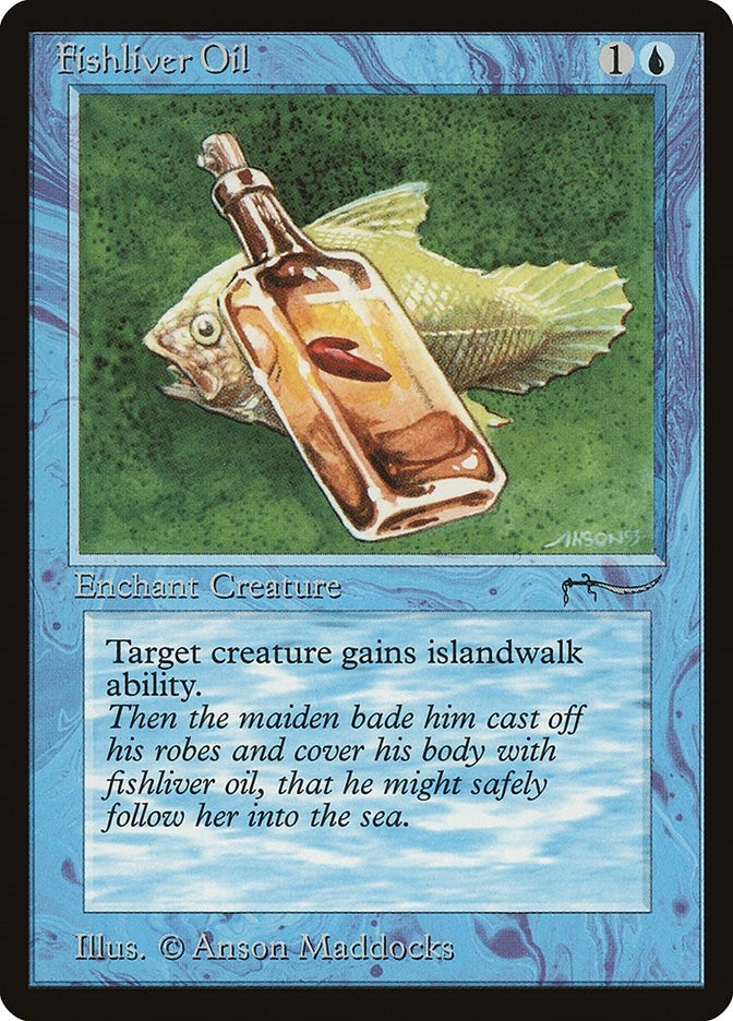 Image for Fishliver Oil (Light) [Arabian Nights] - Magic: The Gathering