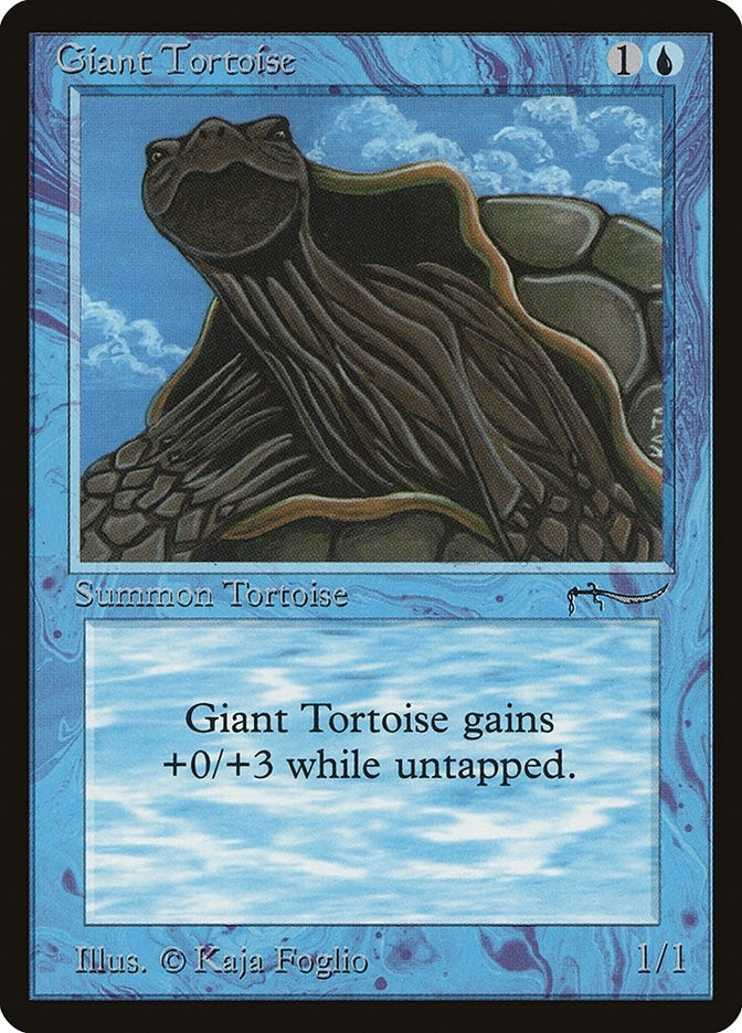 Image for Giant Tortoise (Light) [Arabian Nights] - Magic: The Gathering
